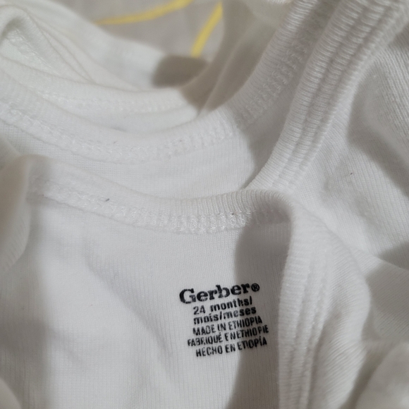 Blue and White Polka Dot Kids Bodysuit Set - Picture 5 of 5